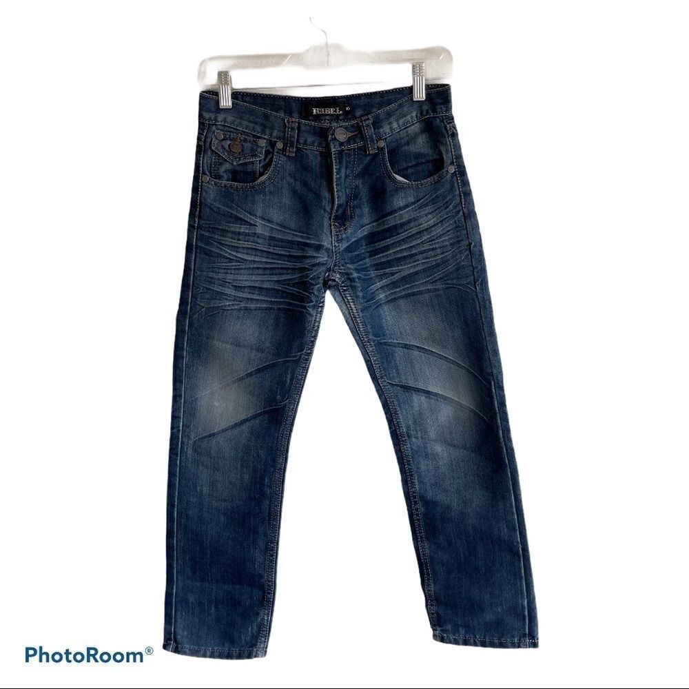 ‎Rebel Straight Leg Jeans, Size 10
